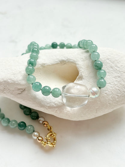 Pebble Pop Burmese Jade Necklace - Limited