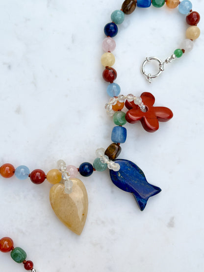 Jelly Bean Mix Necklace