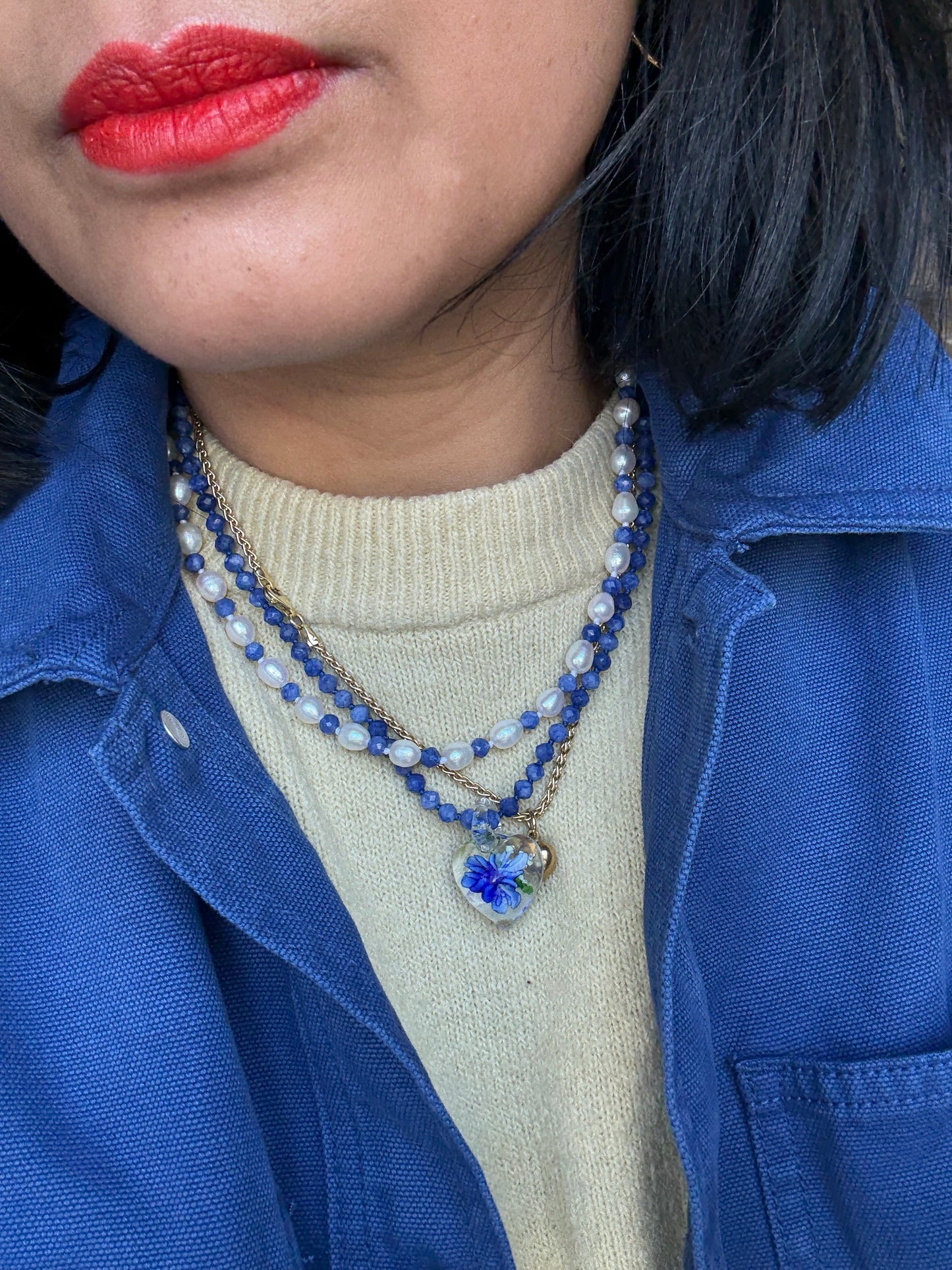 Love You After Dark Facets Lite Necklace