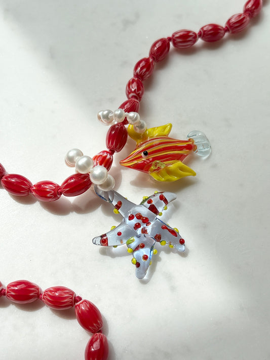 Sunstripe Swimmer Pendant - 10mm/12mm
