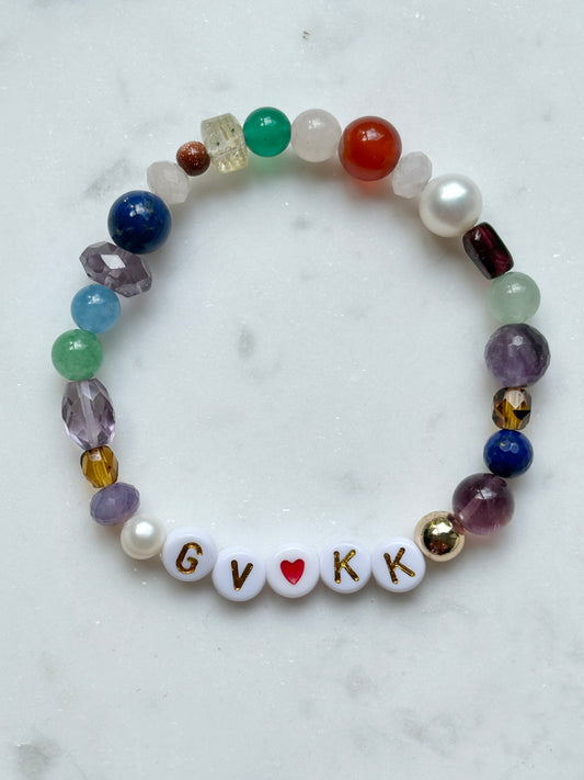 Mixed Love Note Bracelet