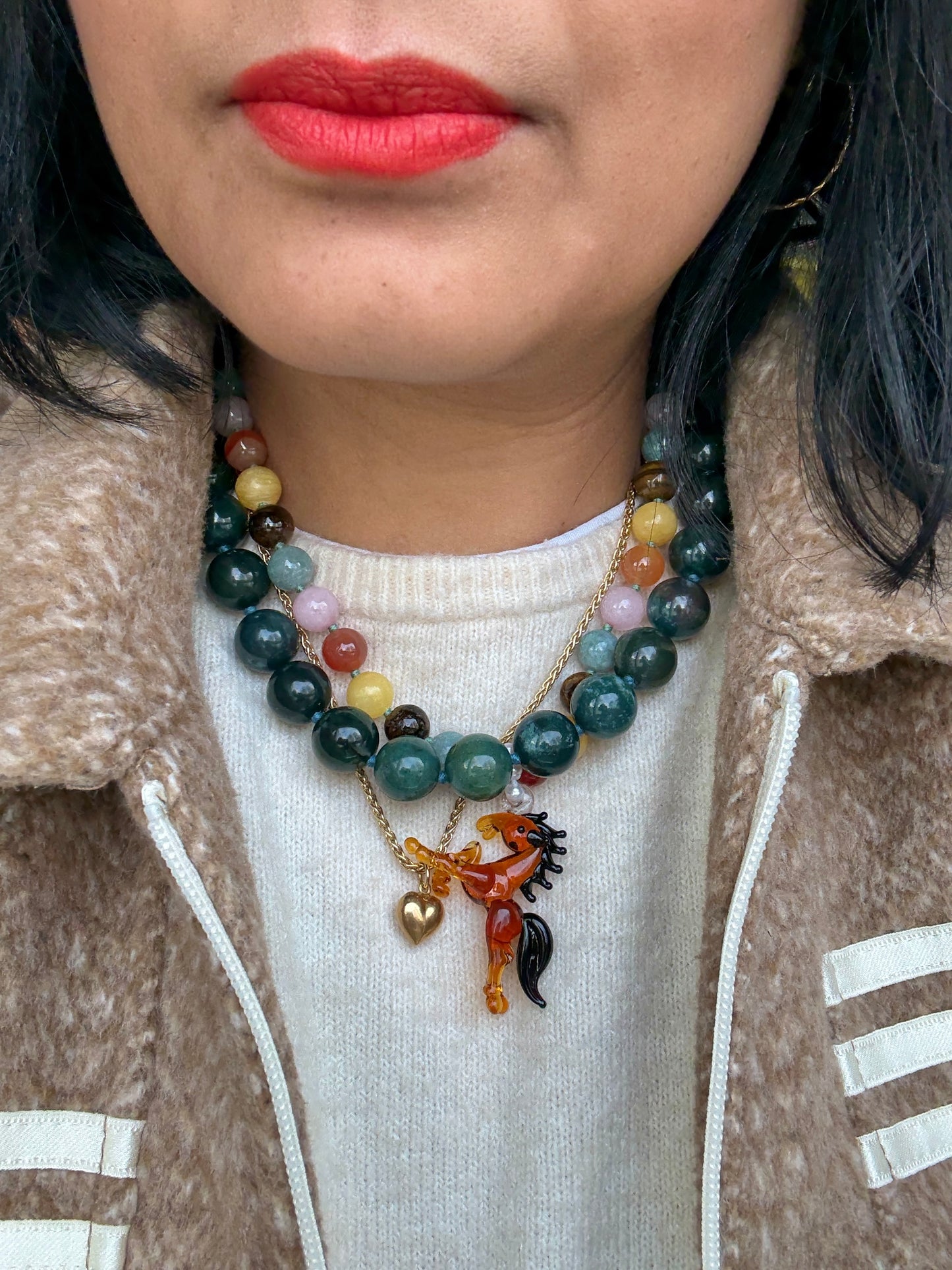 Wild Horse Chestnut Necklace