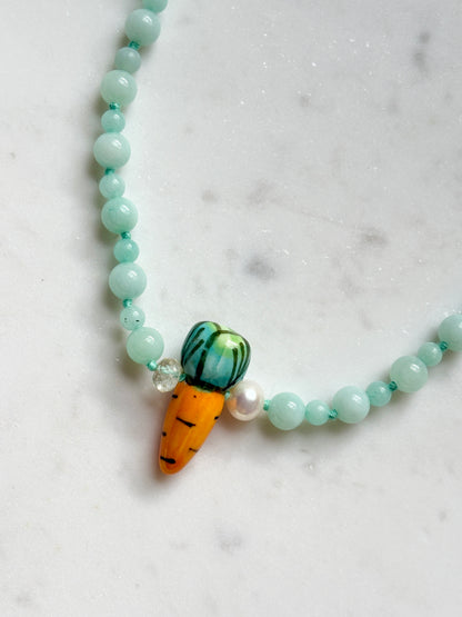 Plucked Carrot  Necklace