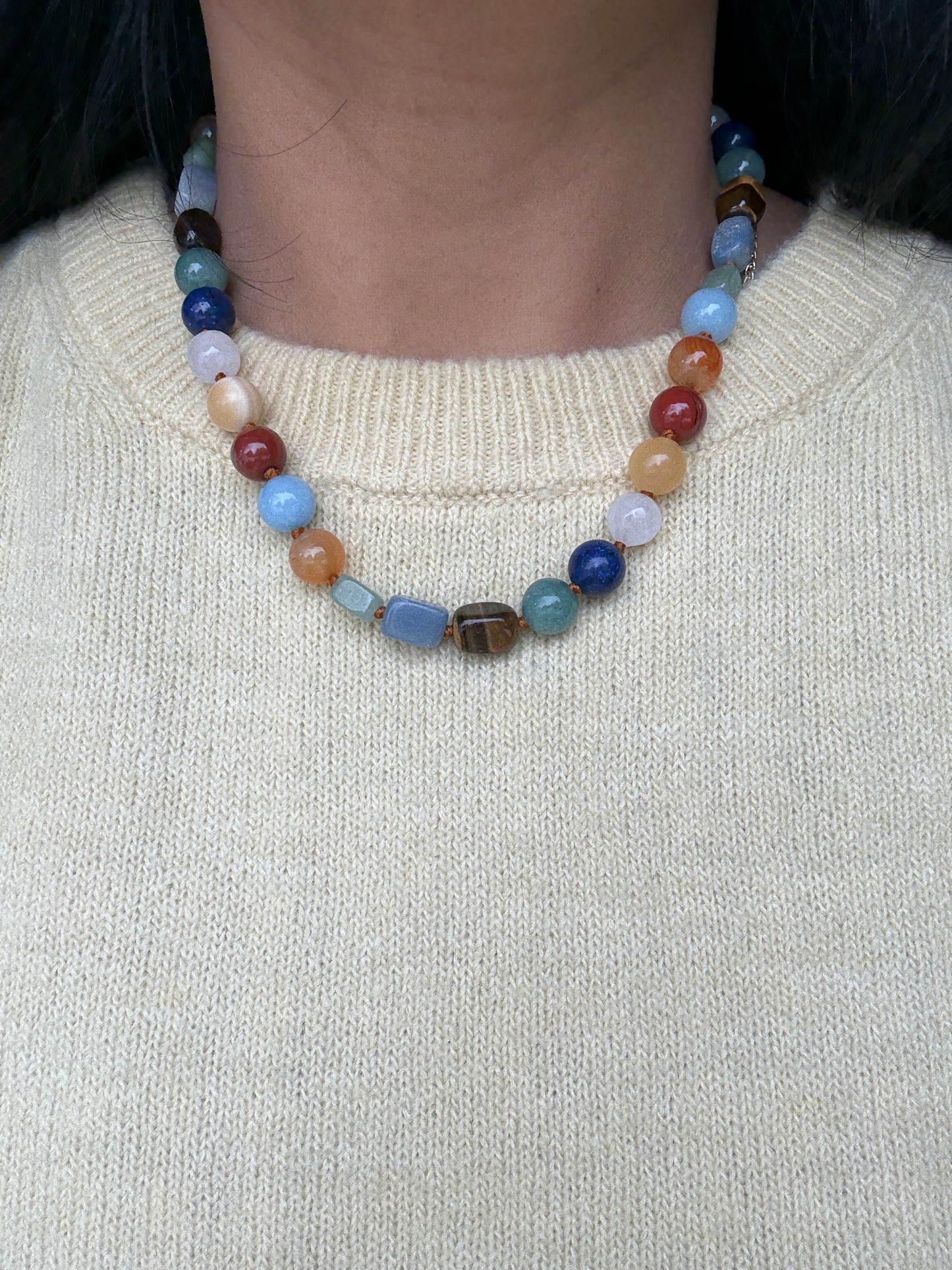 Jelly Bean Mix Necklace