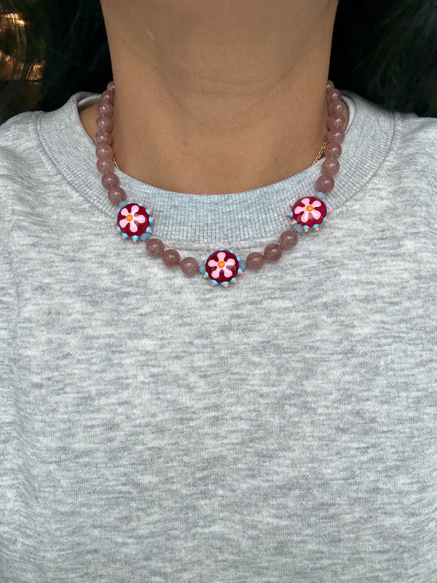 Groovy Bloom Party Necklace