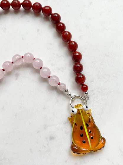 Cinnamon Candy Bold Necklace - Limited