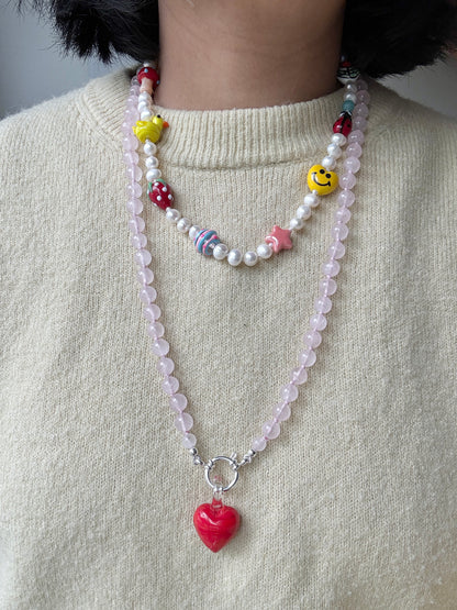 Long Candy Floss Bold Necklace - Limited