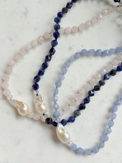 Star Cut Embrace Sodalite Necklace - Limited
