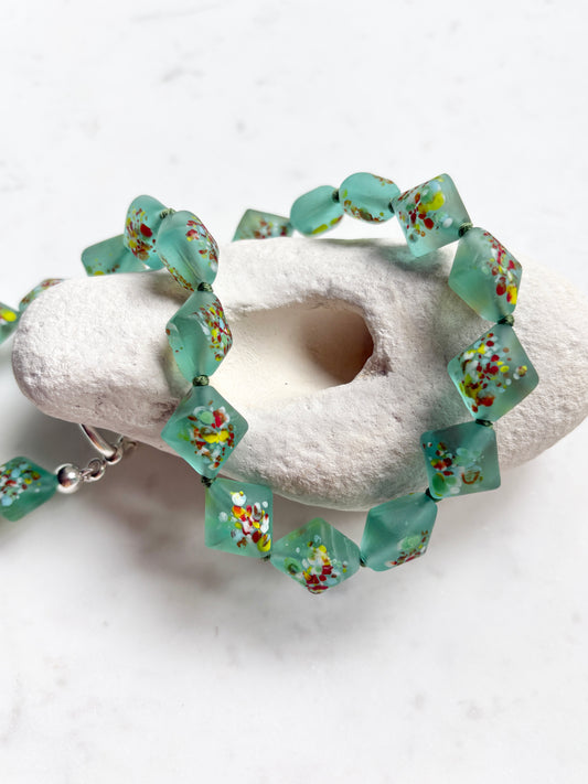 Birthday Sprinkles Leaf Bold Necklace - Limited