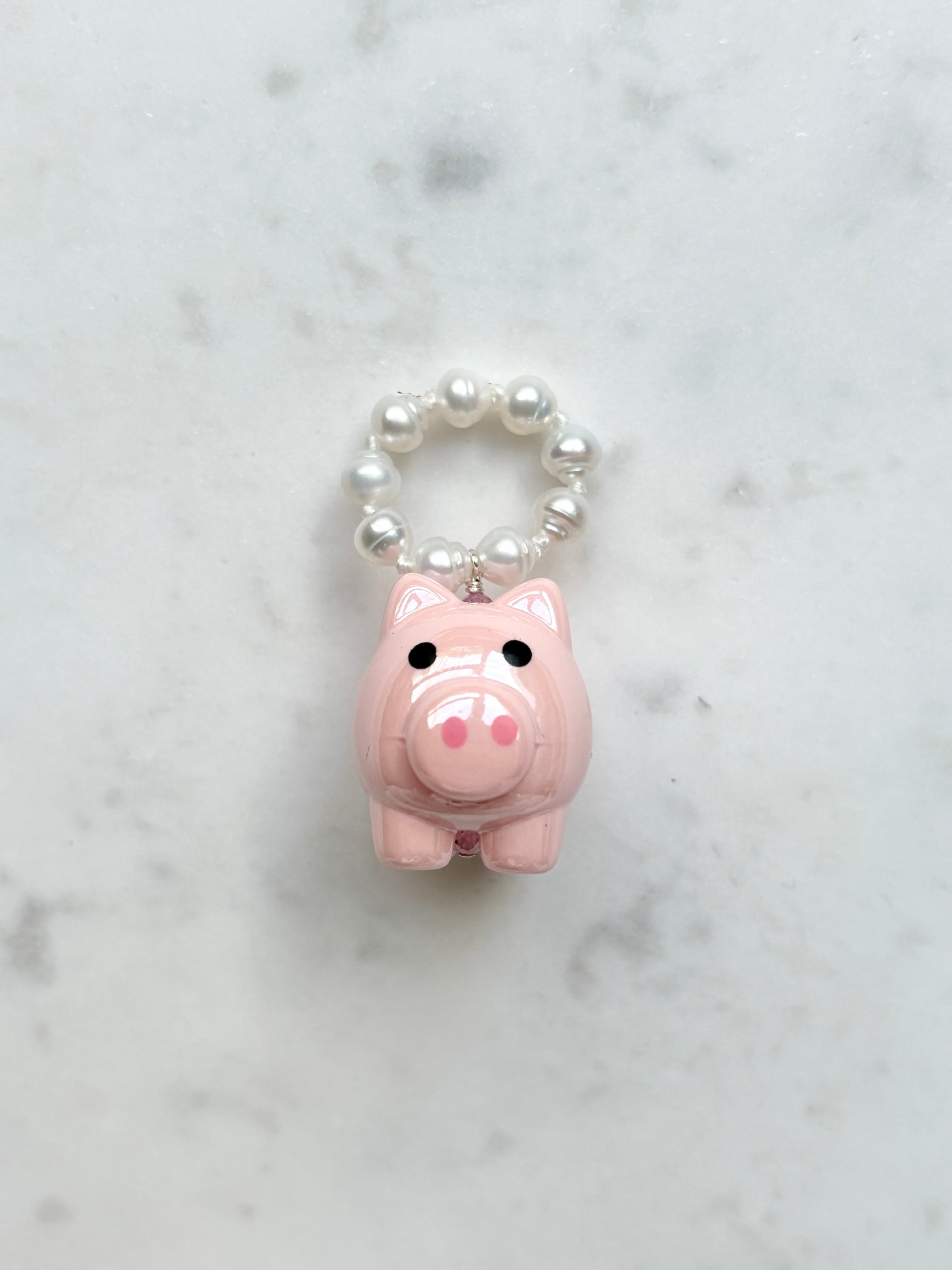 Piggy Puff Pendant - 10mm/12mm