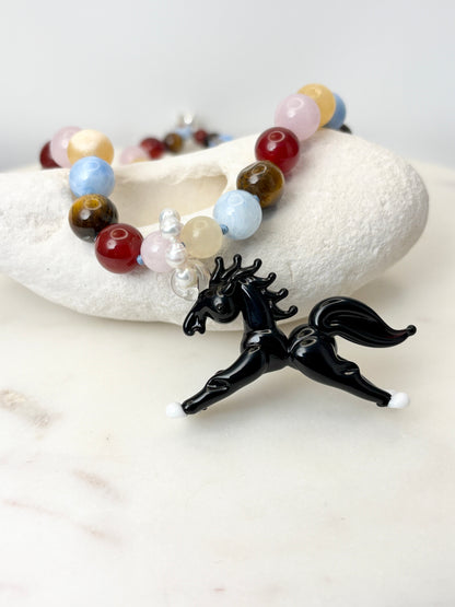 Wild Horse Midnight Necklace
