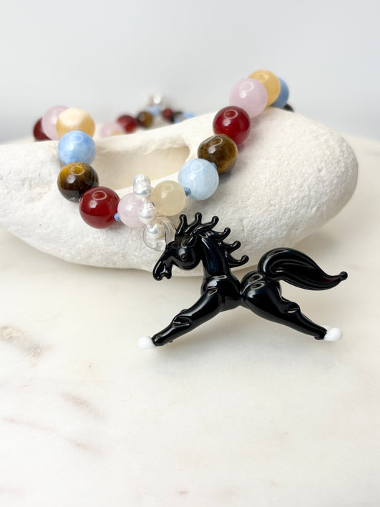 Wild Horse Midnight Necklace