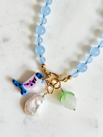 Bootiful Strawberry Bites Necklace