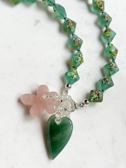 Birthday Sprinkles Leaf Bold Necklace - Limited