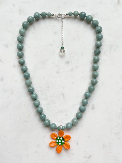 Whispers In Bloom Jade Necklace