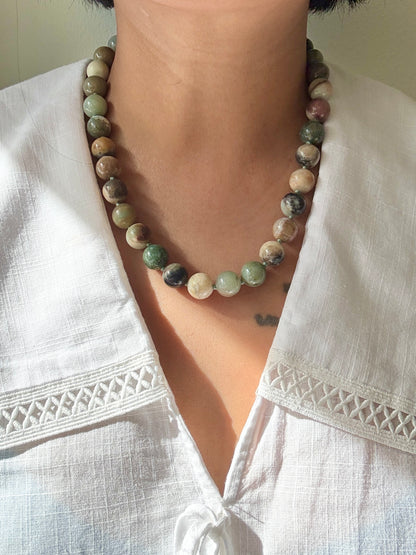 Amazonian Flower Bold Necklace - One Of A Kind