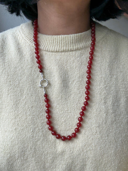 Long Cinnamon Bold Necklace - Limited