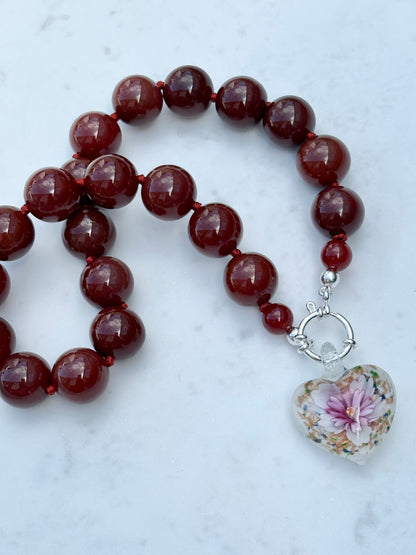 Cinnamon Bold Deluxe Necklace - One Of A Kind