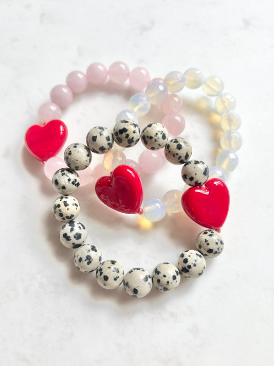 Groovy Heart Bracelet