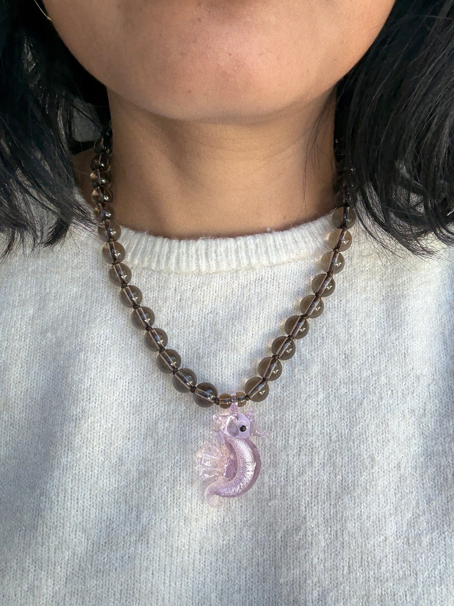 Sassy Sea Stead Smokey Necklace