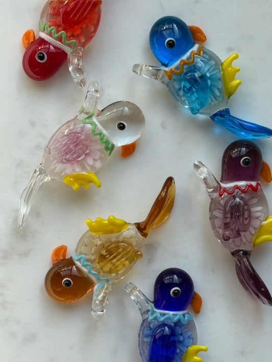 Pretty Perky Parrot Pendant - Limited