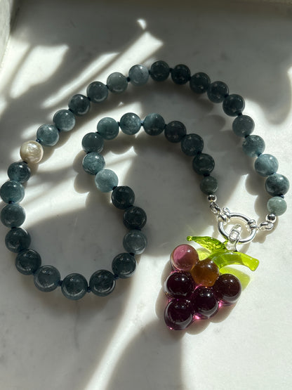 Burmese Jade O’Clock Necklace