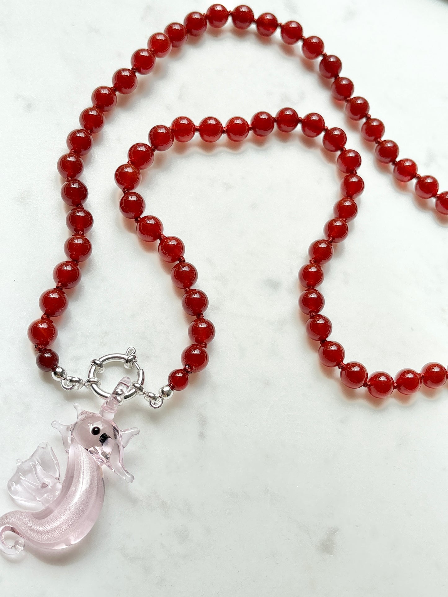 Long Cinnamon Bold Necklace - Limited