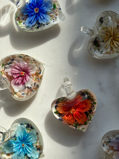Blooming Heart Pendant - One Of A Kind