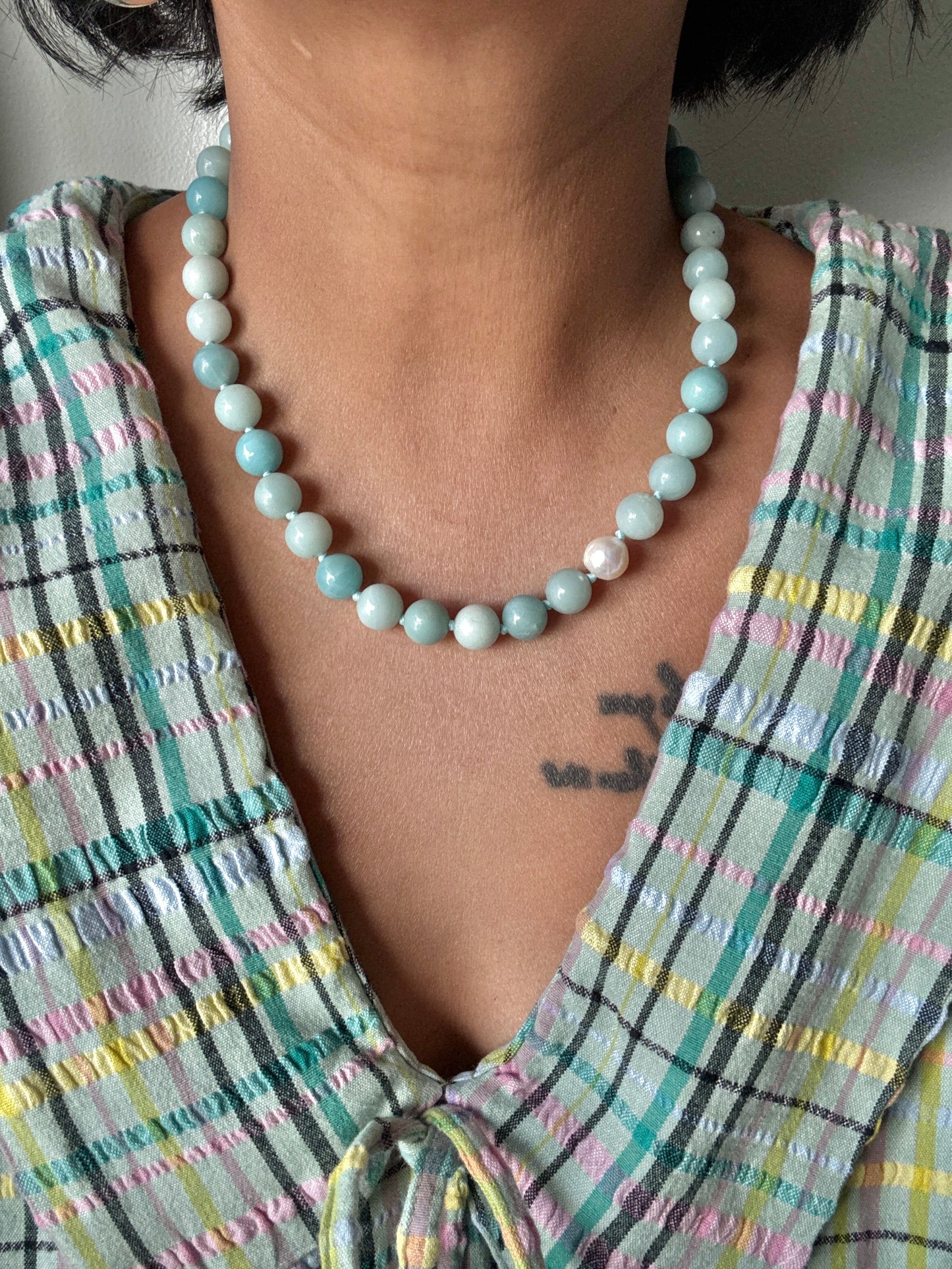 Amazonite O’Clock Necklace