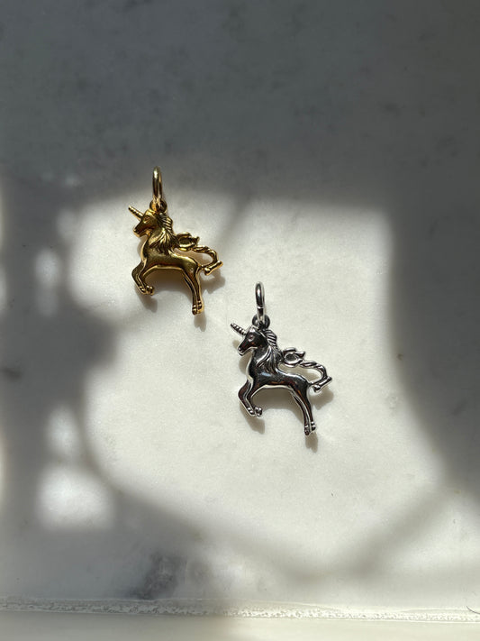 Iron Unicorn Charm