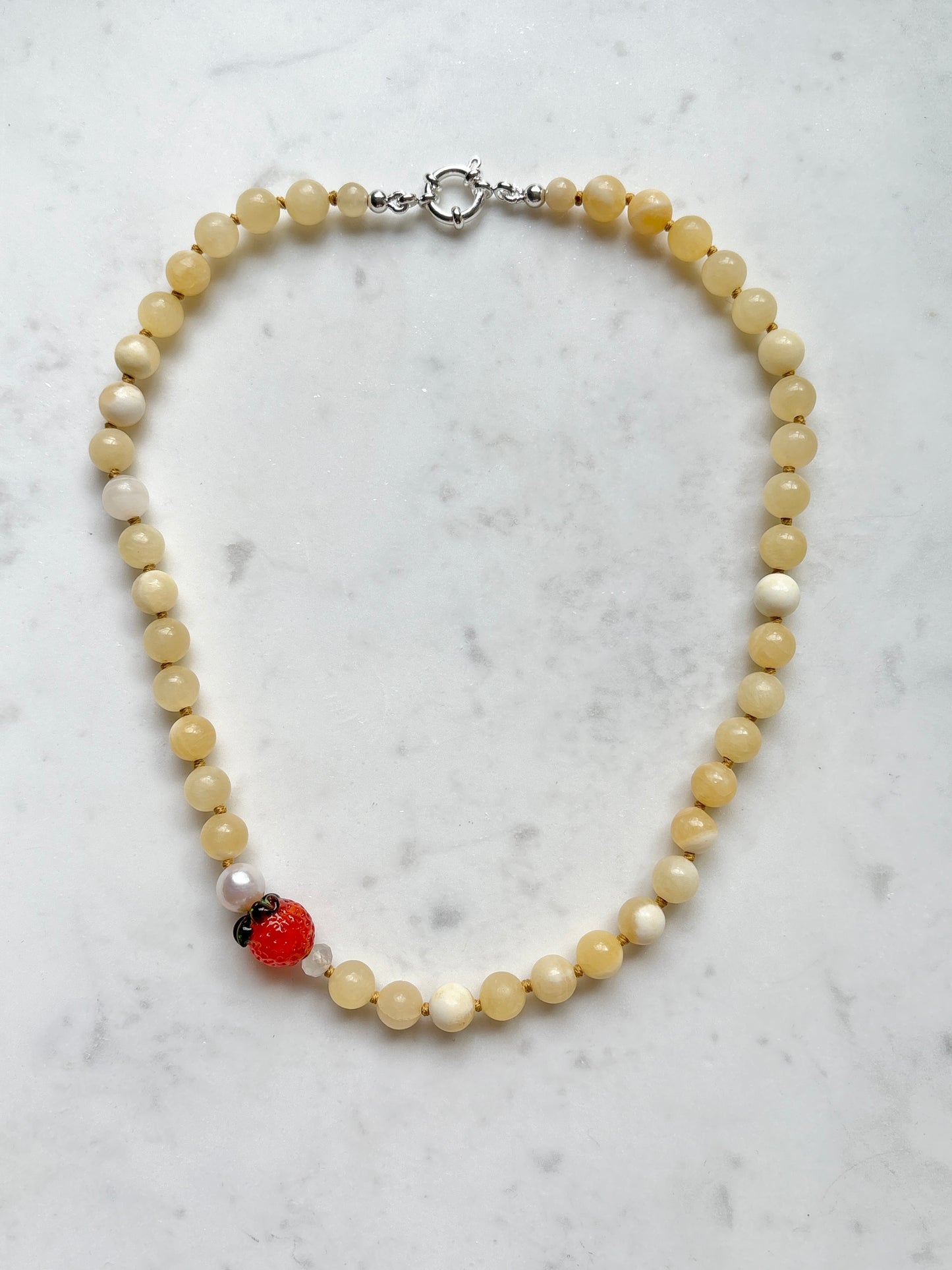 Clementine Fruit Loops Necklace