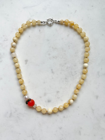 Clementine Fruit Loops Necklace