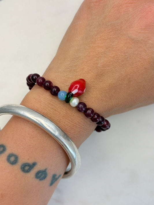 Strawberry Jammin' Bracelet