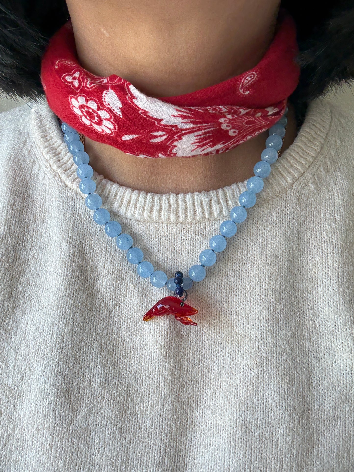 Pinch Me Pretty Azure Necklace