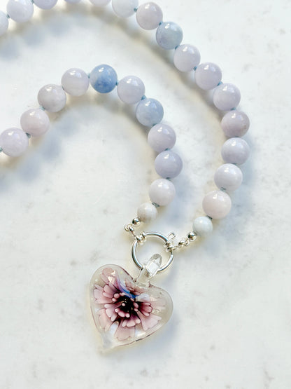 Heart In Bloom Pendant - One Of A Kind