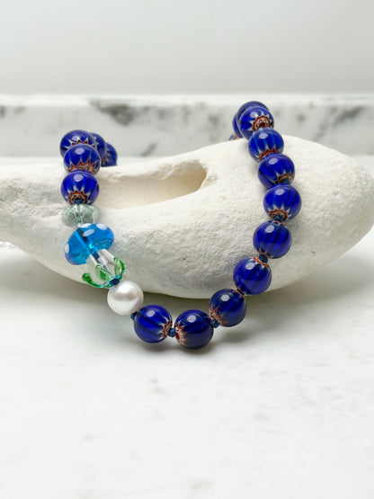 A Side Of Fungi Cobalt Necklace - Limited