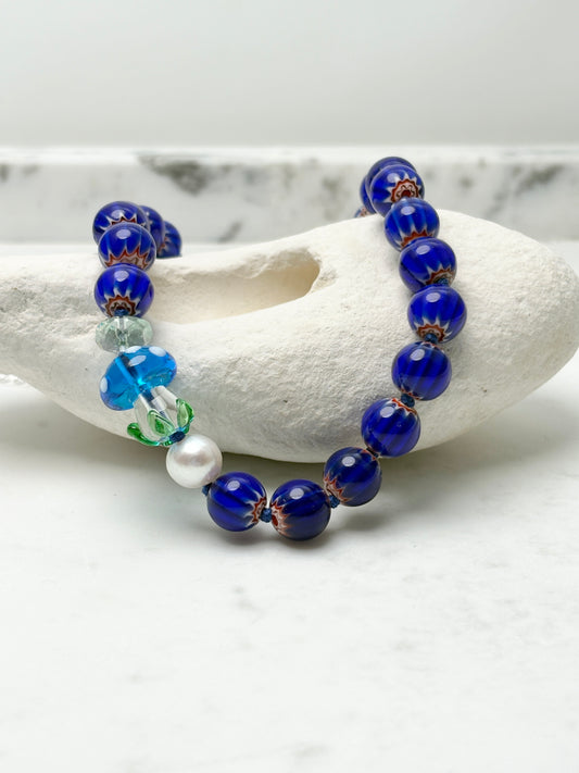 A Side Of Fungi Cobalt Necklace - Limited