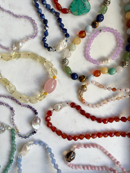 Facets Embrace Fluorite Necklace - Limited