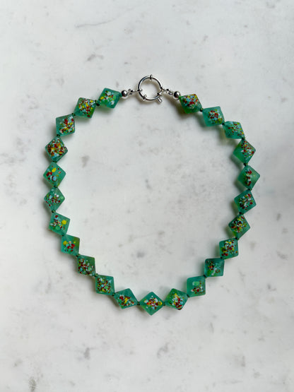 Birthday Sprinkles Leaf Bold Necklace - Limited