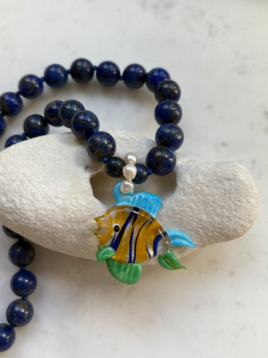Tropical Tiger Necklace - One Of A Kind