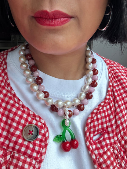 Cherry Cherry Love Pendant 10mm/12mm