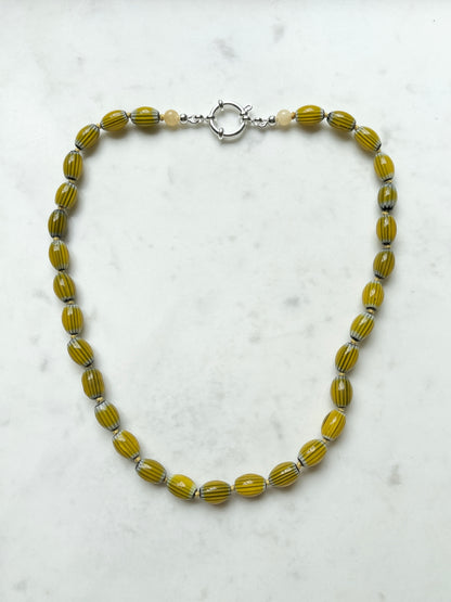Mustard MF Bold Necklace - Limited