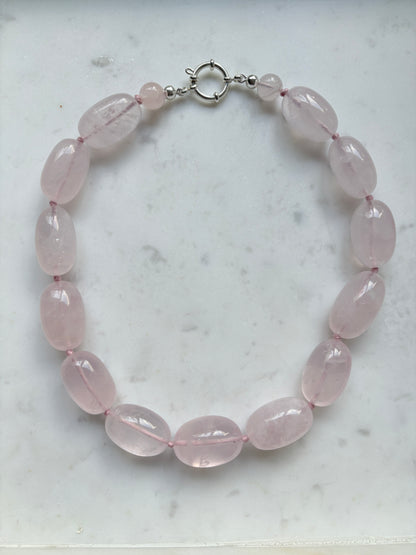 Dreamy Rosé Bold Necklace - One Of A Kind
