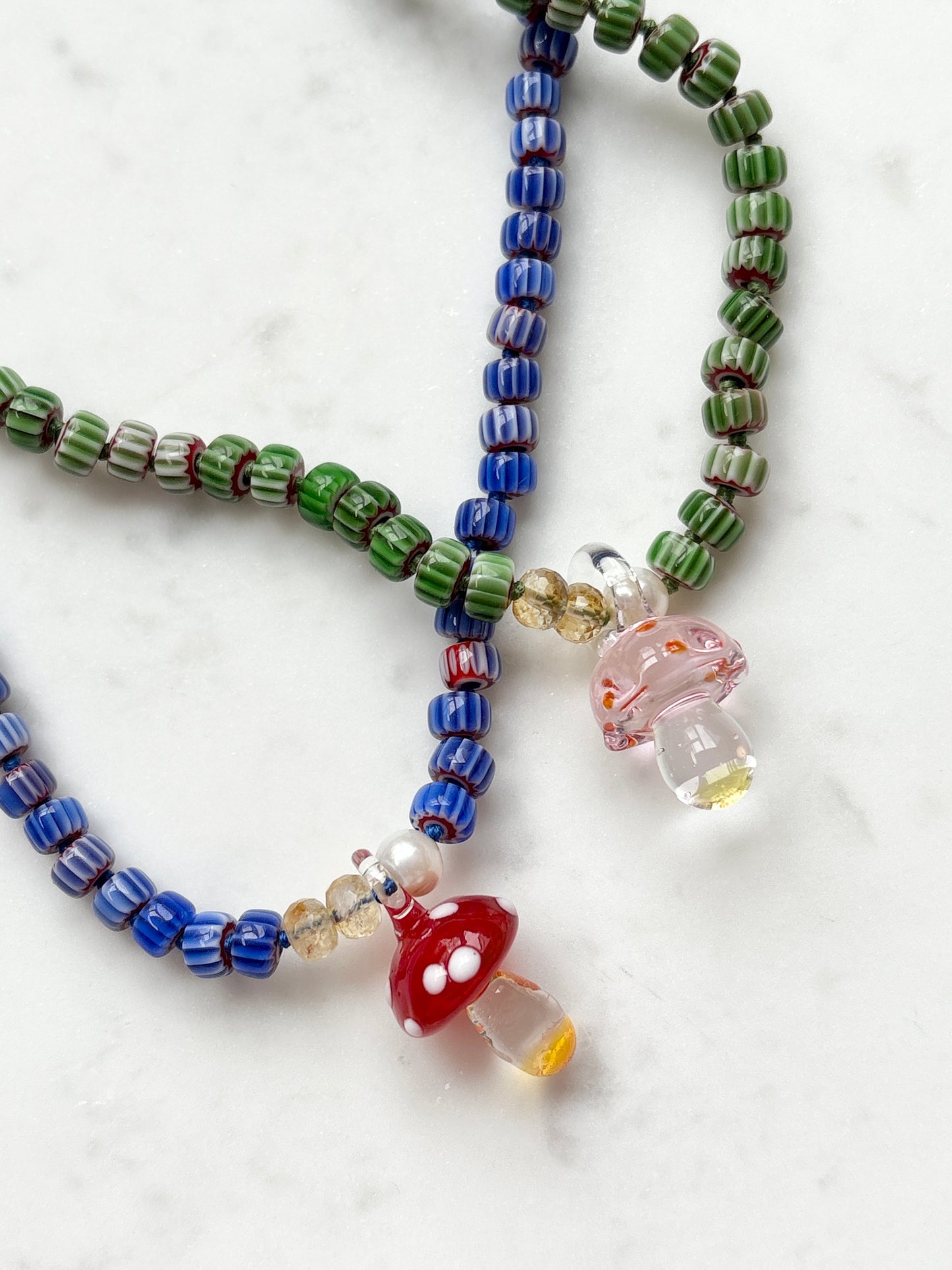 NEW Shroom Bloom Leaf Necklace