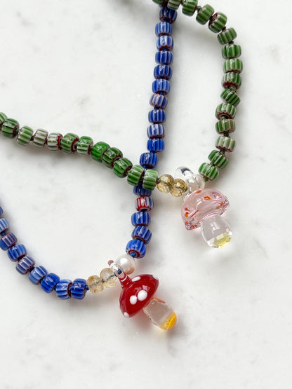 NEW Shroom Bloom Leaf Necklace