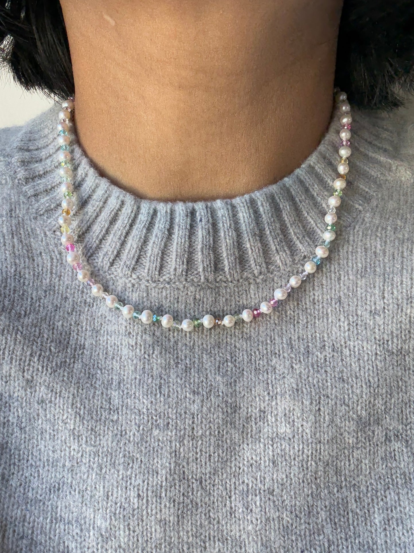 Rainbow Sprinkles Mini Necklace