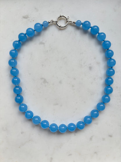 Powder Blue Bold Necklace
