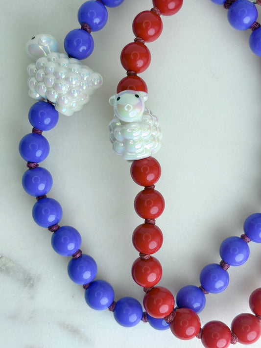 Baa Baa Sheep Phone Chain