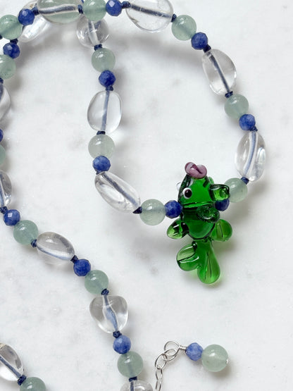 Splash & Dash Crystal Necklace - Limited