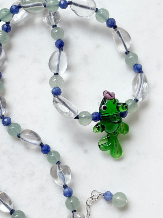 Splash & Dash Crystal Necklace - Limited